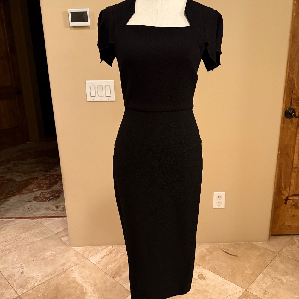 Roland Mouret Black Sheath Dress